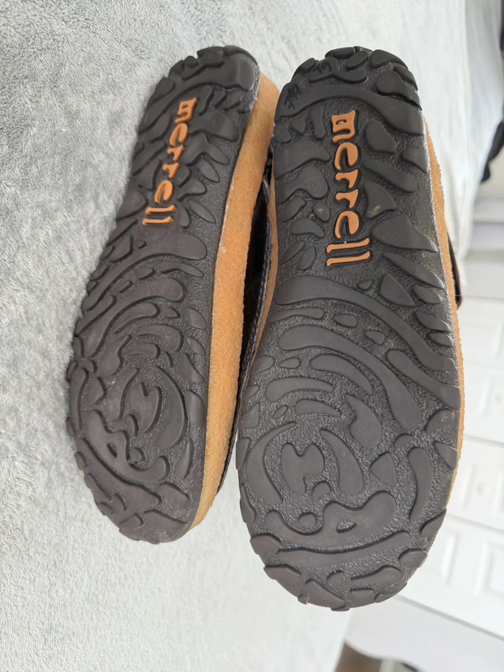 Merrell Brown Lace-Up Waterproof Winter Boot with Cream Faux-Fur Collar